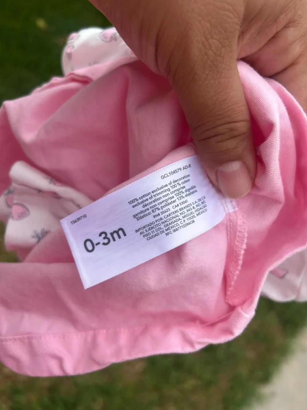 Carters sweet pink